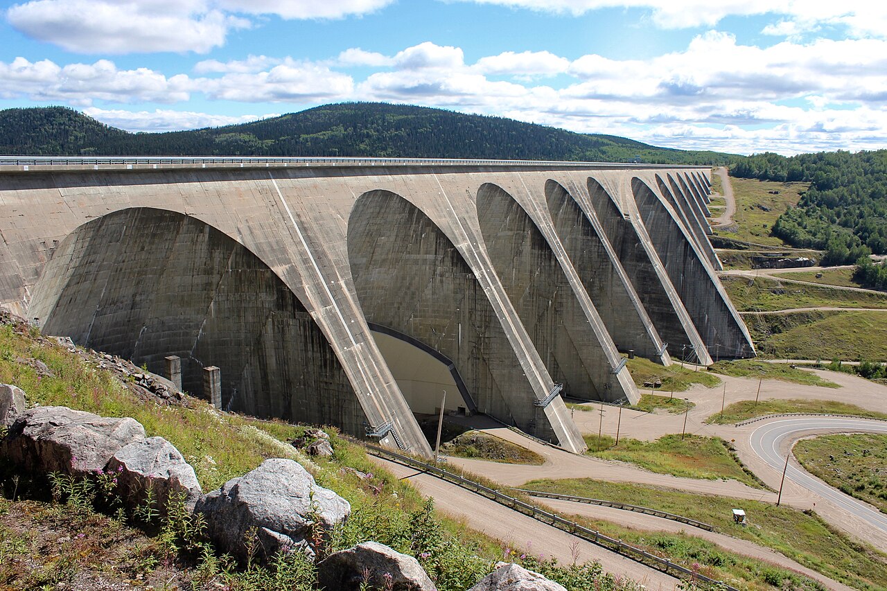 Le barrage Daniel-Johnson, au Québec